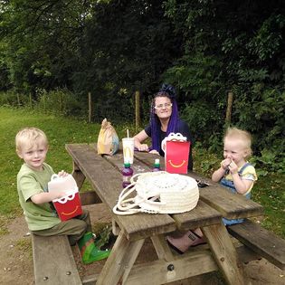 Lunch and the park.